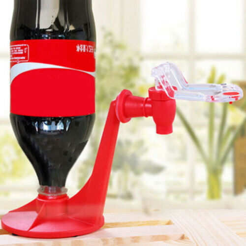 The Magic Tap Coke Bottle Inverted Plastic Beverage Water Dispenser
