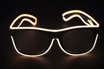 NEW Fashion 7 Colors Flashing EL Wire Led Glasses Party