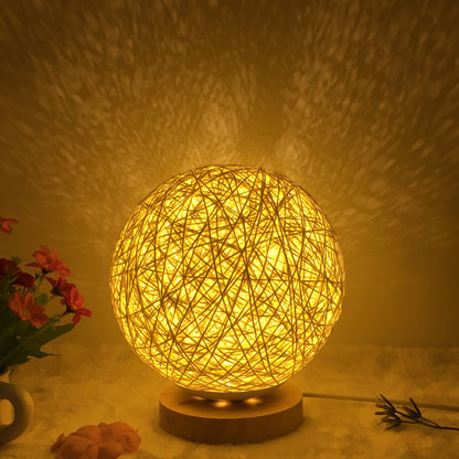 Creative Linen Table Lamp Novel and Unique LED Intelligent