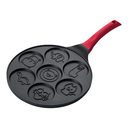 Aluminum Alloy Frying Pan Non-stick  Seven-hole Breakfast pan