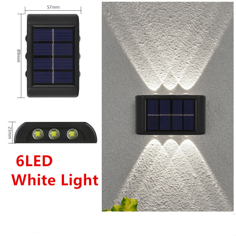 Solar Outdoor Garden Light Up And Down Glowing Atmosphere  Decorative