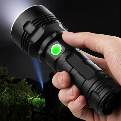 Strong Flashlight Focusing Led Flash Light Rechargeable Super Bright