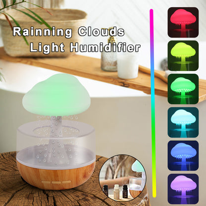 Raining Cloud Humidifier With Night Light Aromatherapy Oil Diffuser