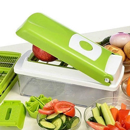 12pcs Multifunctional Vegetable Chopper Slicer Dicer