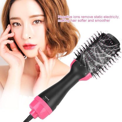 One-Step Electric Hair Dryer Comb Multifunctional Comb Straightener Hair Curling