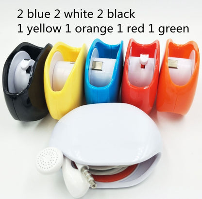 Automatic Earphone Retractor Reel-type Push-type Telescopic