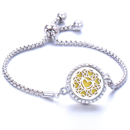 Essential oil diffusion bracelet