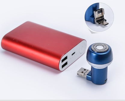 Magnetically absorbed mini-mobile shaver