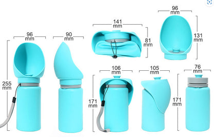 Folding Pet Outdoor Walking Mug Portable Travel Water Bottle