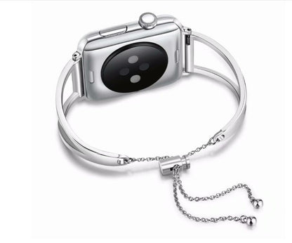 Compatible with Apple, Watch Bands Adjustable Stainless Steel