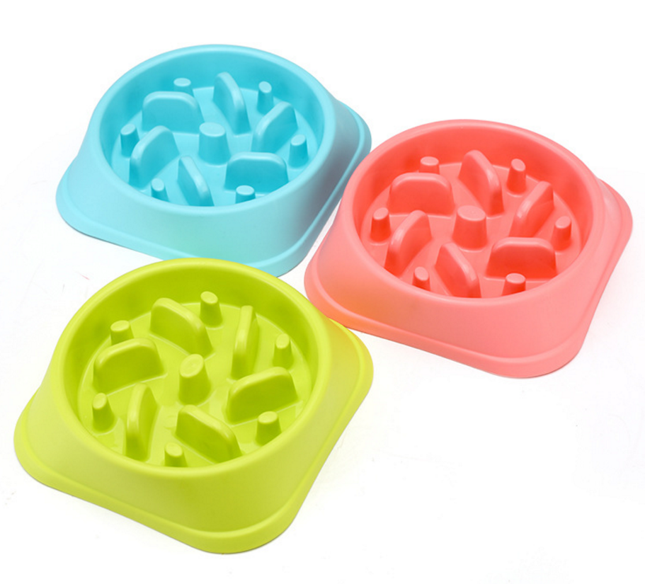 Anti-choke Bowl Plastic Dog Bowl Healthy Feeder