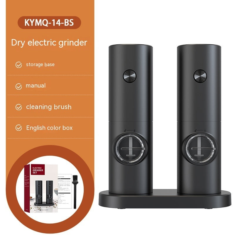 Automatic Base Storage Set Seasoning Bottle Set Pepper Mill