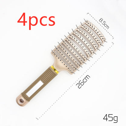 Hairbrush Anti Klit Brushy Haarborstel Women Detangler Hair Brush