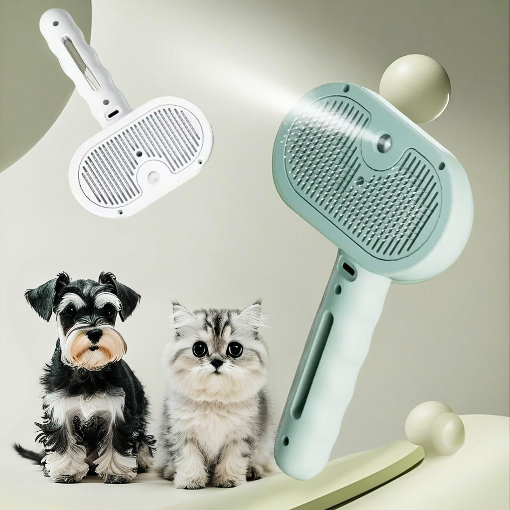 Pets Spray Hair Comb Pet Hair Remover Cleaning Brush Grooming