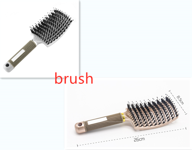 Hairbrush Anti Klit Brushy Haarborstel Women Detangler Hair Brush