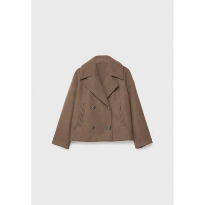 Ins Double-breasted Lapel Blazer Jacket Fashion Loose