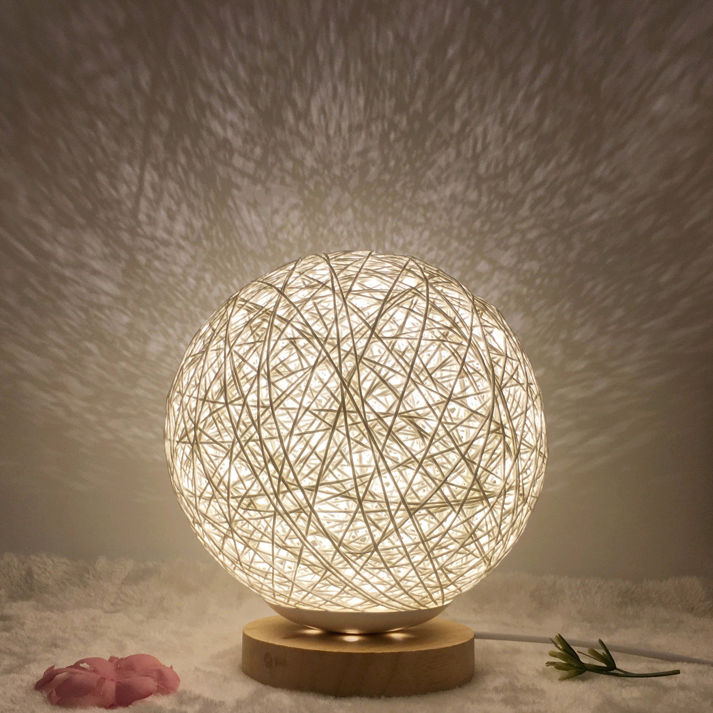 Creative Linen Table Lamp Novel and Unique LED Intelligent
