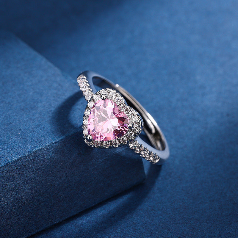 Fashion Jewelry Micro-encrusted Zircon Diamond Ring
