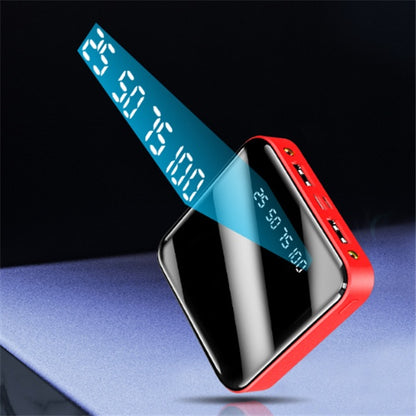 Mini Power Bank 20000 MAh Portable Mirror