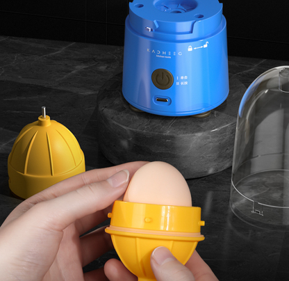 Kitchen Electric Egg Spinner Fell Wagged Pull Gold Automatic Protein Egg Yolk Beater