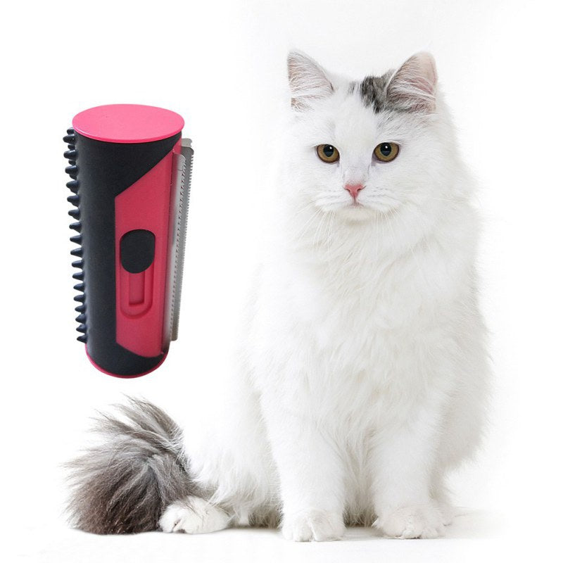 Pet Dog Hair Comb Lint Roller Dog Cat Puppy Cleaning Brush