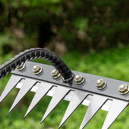 Thickened Weeding And Soil Turning Toothed Rake