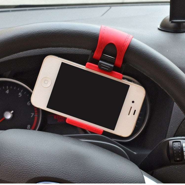 Car Steering Wheel Phone Clip Mount Holder Universal