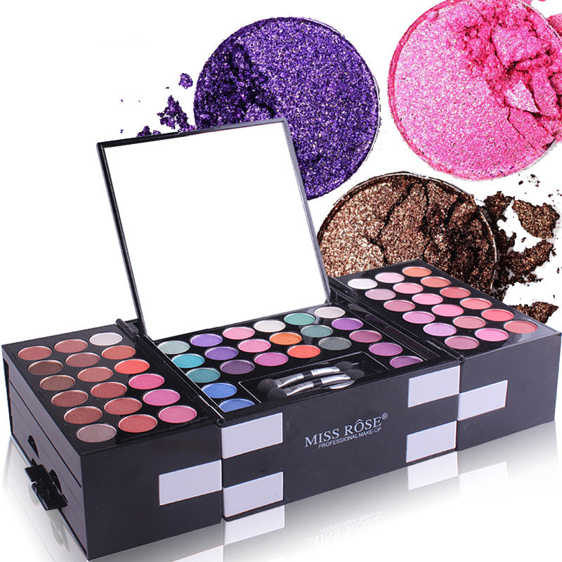 MISS ROSE 144 color 3 color 3 Color Eyeshadow blush makeup