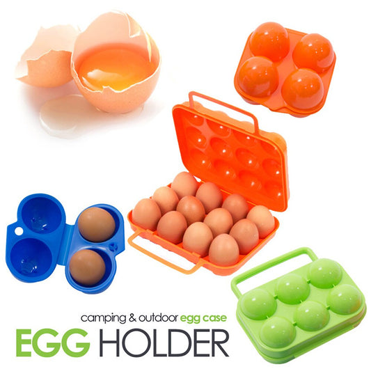 Outdoor Camping Tableware Portable Camping Picnic BBQ Egg Box Container