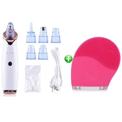 ﻿Blackhead Instrument Electric Suction Facial Washing Instrument