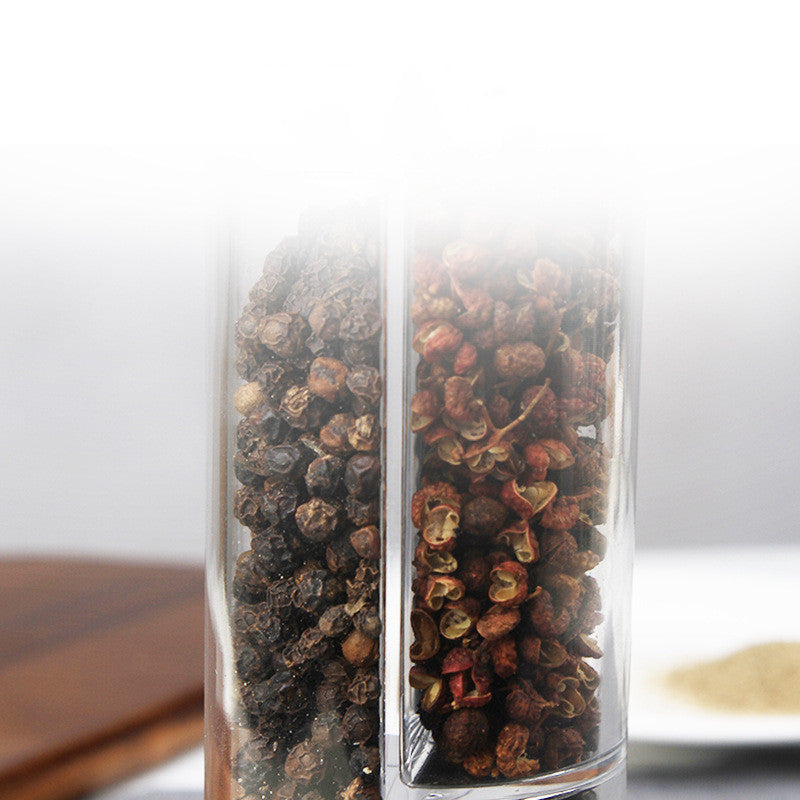 Black pepper grain grinder manual seasoning bottle