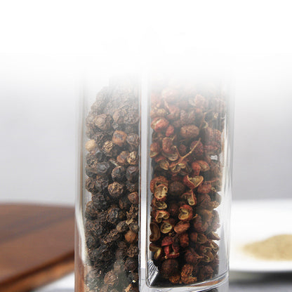 Black pepper grain grinder manual seasoning bottle