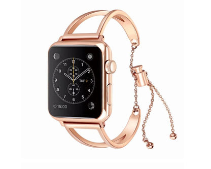 Compatible with Apple, Watch Bands Adjustable Stainless Steel