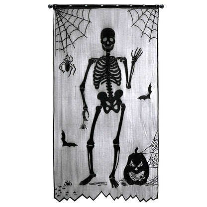 Halloween pattern curtain