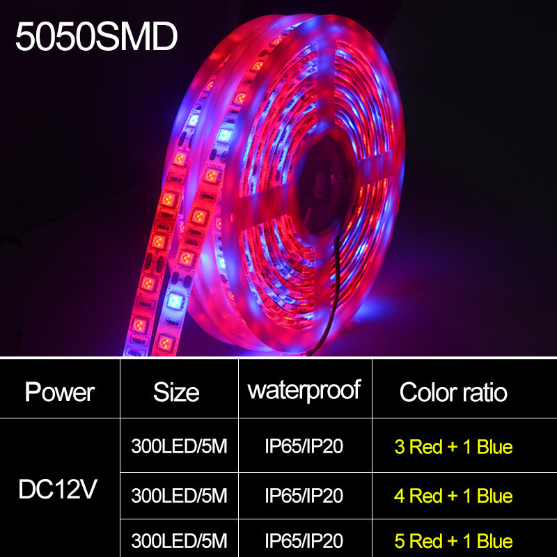 5050Led plant growth soft light bar 5M