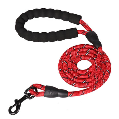 Hot Dog Traction Rope Dog Reflective Nylon Round Rope Traction