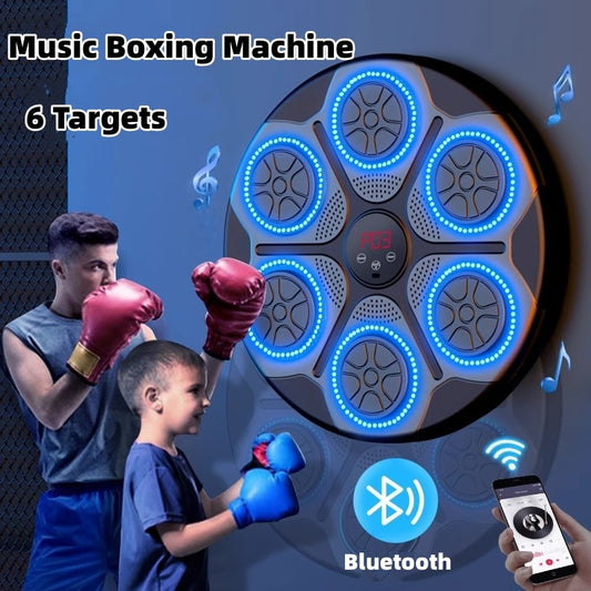 Music Boxing Machine Household With RGB Light Fitness