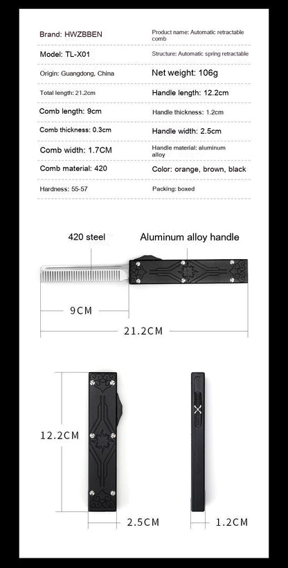 Aluminum Alloy Spring Comb Micro Technology Stainless Steel