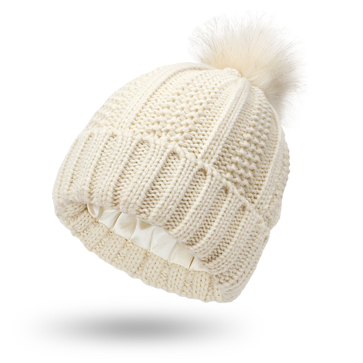 Winter Knitted Hats Fashion Stretchy Lined Skull Hats
