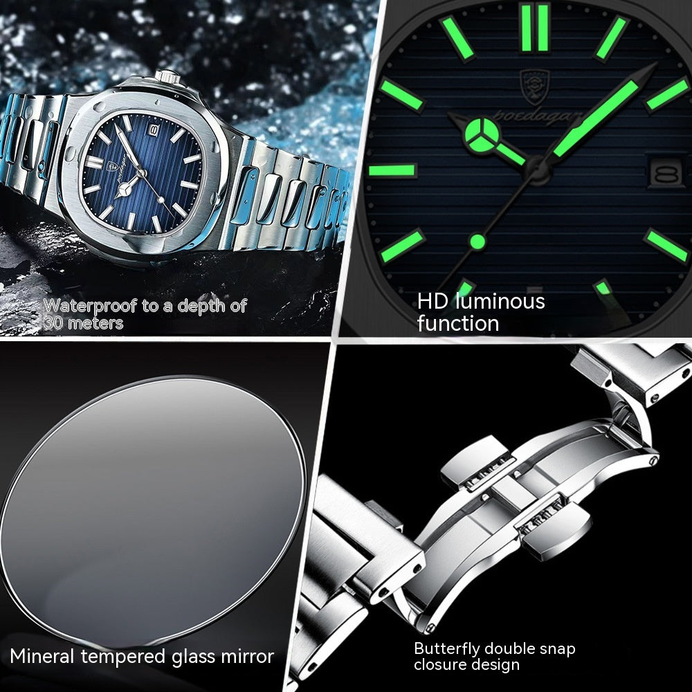 New Waterproof Men's Quartz Watch