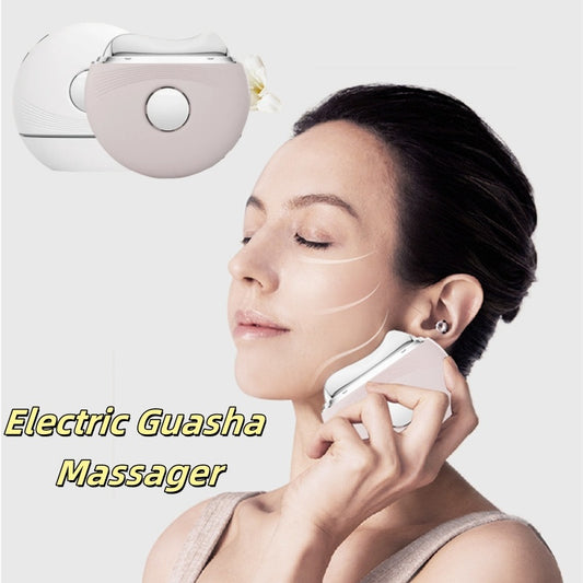 Electric Guasha Massager EMS Face Lifting Beauty Device