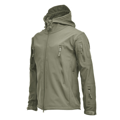 Lightweight urban tactical soft shell jacket