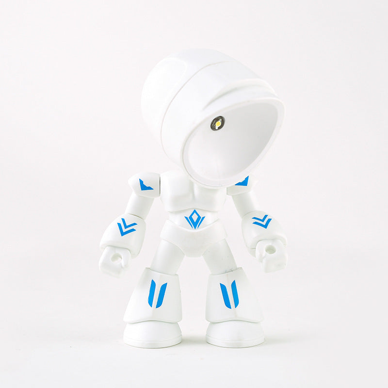 Cute LED Hero Table Lamp Mini Portable Cool Cute Robot
