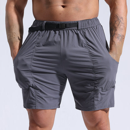 Athletic Shorts For Men With Pockets And Elastic Shorts