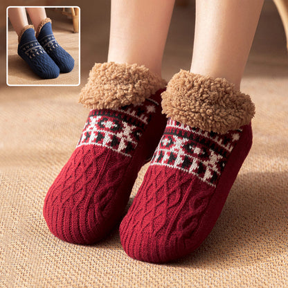 Floor Socks Fall And Winter Warm Non-slip Carpet Socks