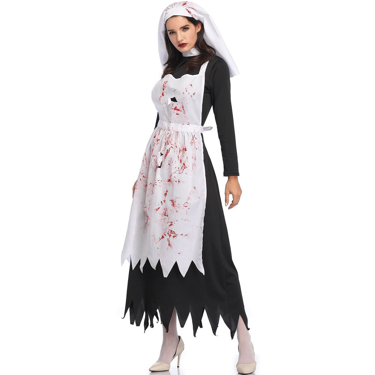 Holiday Party Dress Halloween Nun Dress