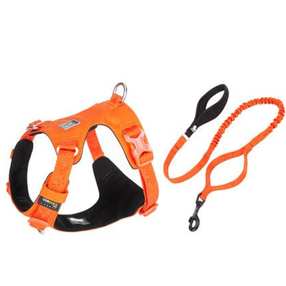 Large Pet Walking Dog Traction Rope Chest Strap