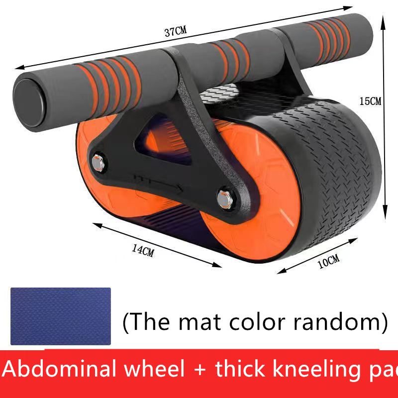 Double Wheel Abdominal Exerciser Women Men Automatic Rebound