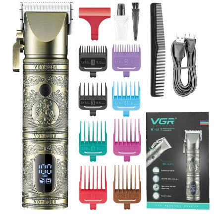 Men's Household Gradient Retro Hair Clipper