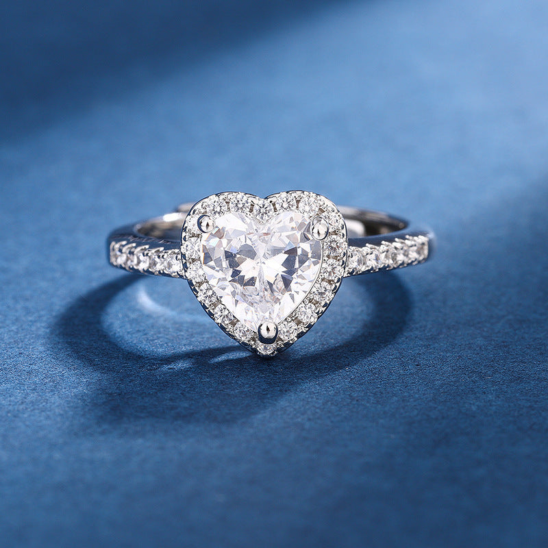 Fashion Jewelry Micro-encrusted Zircon Diamond Ring